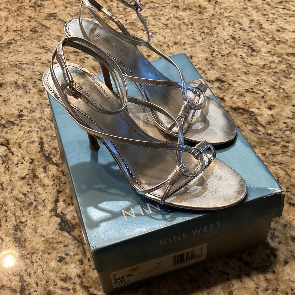 Nine West strappy heels